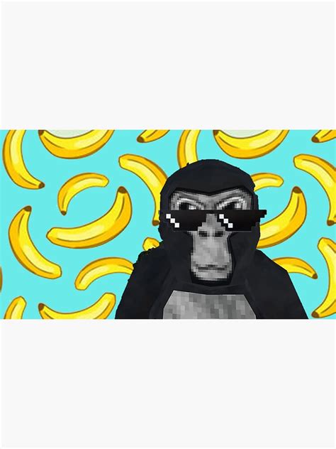 "gorilla tag pfp maker with banan" Sticker for Sale by Dee Designs | Redbubble