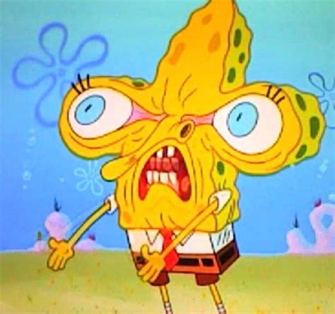 40 Hilariously Strange SpongeBob Faces