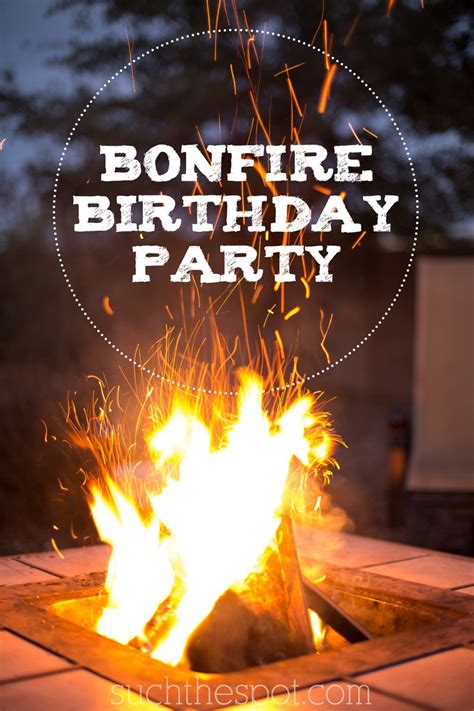 Bonfire Birthday Party Ideas for Food, Decorations and Fun