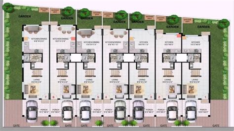 Row House Plans : Designed For City Living The Row House Plans Of Robert G Hatfield Brownstoner ...