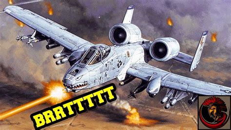 A10 Warthog Gun Firing