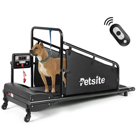 Petsite Pet Treadmill Indoor Exercise For Dogs Pet Exercise Equipment w/ Remote Control ...