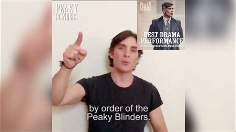 Cillian Murphy - Peaky Blinders || Best Drama Performance Award - YouTube