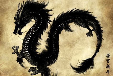 Oriental Dragon Painting Chinese Dragon Art Asian Art Giclee Fine Art Canvas