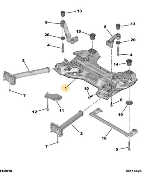 Citroen C4 Picasso Front Subframe | Genuine Citroen Parts