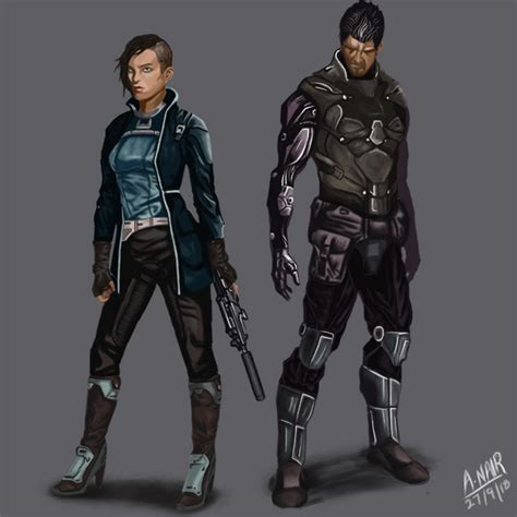 ArtStation - Sci-fi characters concept art