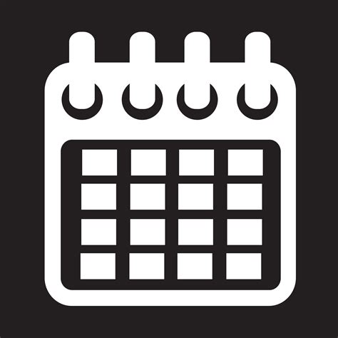 Calendar Icon Free Vector : Calendar Svg Png Icon Free Download (#7417 ...