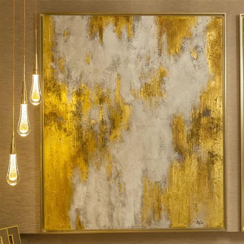 Gold Leaf Abstract Painting | ubicaciondepersonas.cdmx.gob.mx