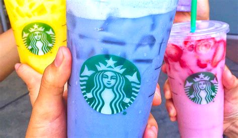 Starbucks Secret Menu Rainbow Frappuccino Drink Recipes - Thrillist