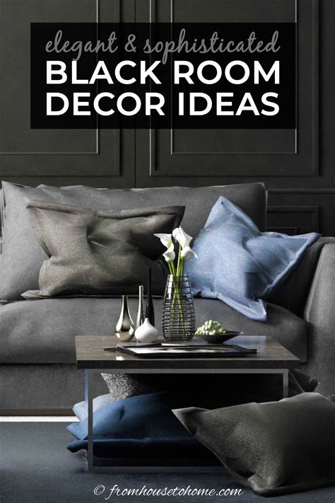 20+ Black Room Decor Ideas That Are Elegant and Sophisticated