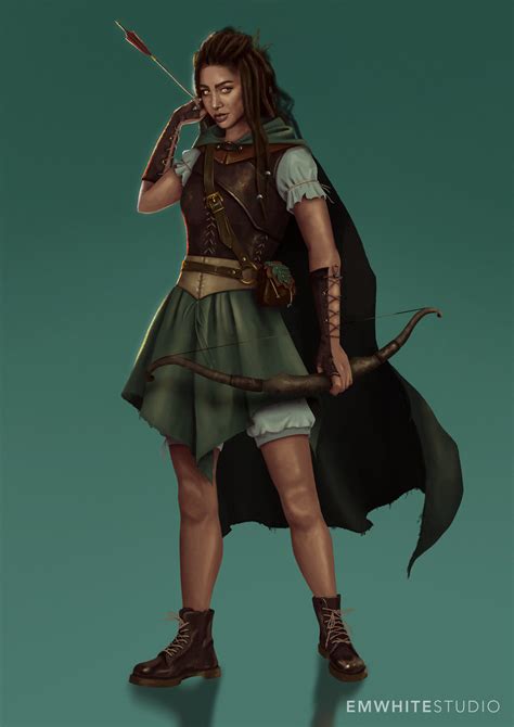 ArtStation - Kieran Gaborevec - D&D Ranger Character Illustration