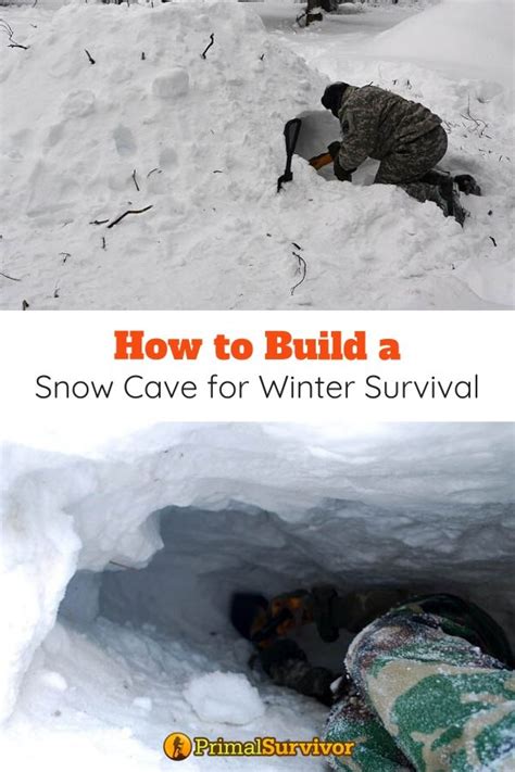 How to Build a Snow Cave For Winter Survival