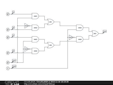 4 x 1 mux using logic gates - Electronics Q&A - CircuitLab