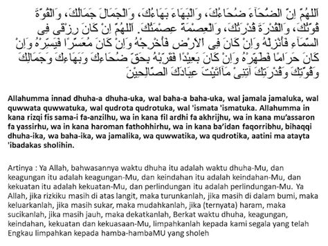 Doa Habis Sholat Dhuha - Homecare24