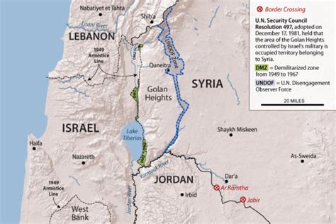 Golan Heights Map Middle East – Get Map Update