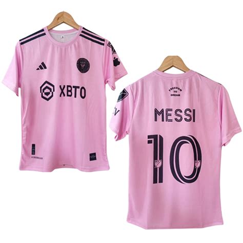 Lionel Messi Inter Miami Pink jersey 2023-24 season - Cyberried Store