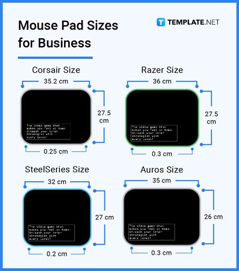 Mouse Pad Size - Dimension, Inches, mm, cms, Pixel | Free & Premium ...