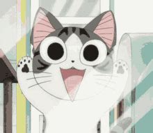 Anime Cat Gif