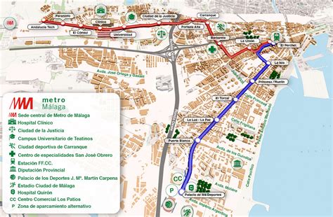 Novio adolescente Adiós mapa metro malaga masculino Marcado Retirada