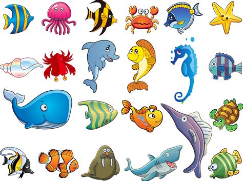 Sea Animals Clipart Free