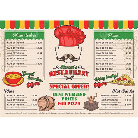 Restaurant Food Menu Clipart - Design Elements Fast Food Fast Food ...