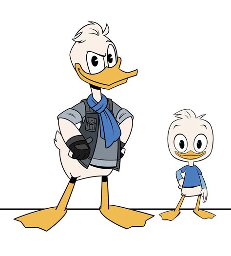 Pictures of grownups Huey, Dewey, Louie and Webby from new DuckTales - YouLoveIt.com