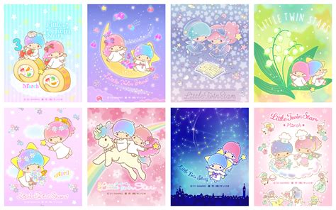 Little Twin Stars Mobile Wallpaper Collection - Kawaii Hoshi