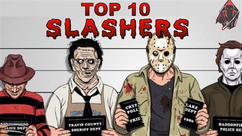 TOP 10 SLASHER VILLAINS OF ALL TIME - YouTube