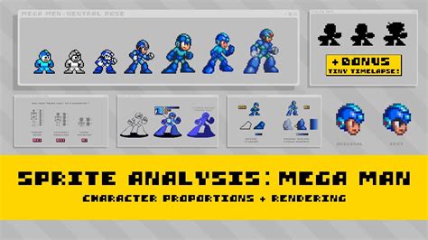 Megaman Sprites Grid