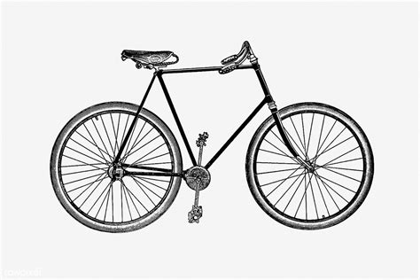 Vintage bicycle illustration | Free download under CC Attrib… | Flickr