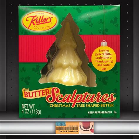 Keller’s Christmas Tree Shaped Butter Sculptures - The Junk Food Aisle