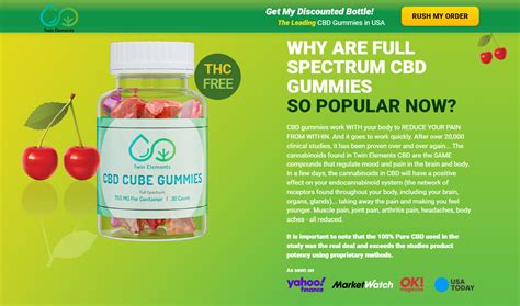 Twin Elements CBD Gummies: Reviews (Full Spectrum) Relief Anxiety, Stress, Where To Buy Twin ...