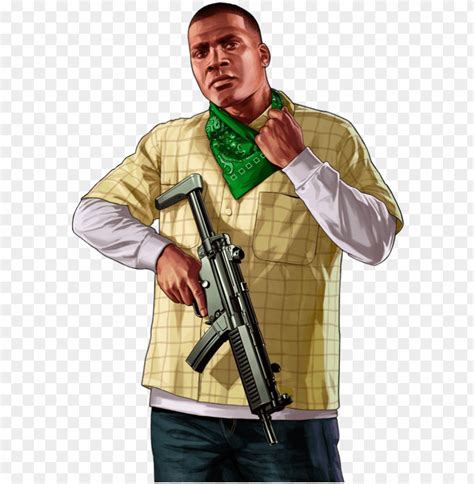 Franklin Gta V Png - Gta 5 Characters Drawi PNG Transparent With Clear ...