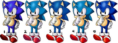 Sonic Color Comparison by ChemicalIrony on DeviantArt