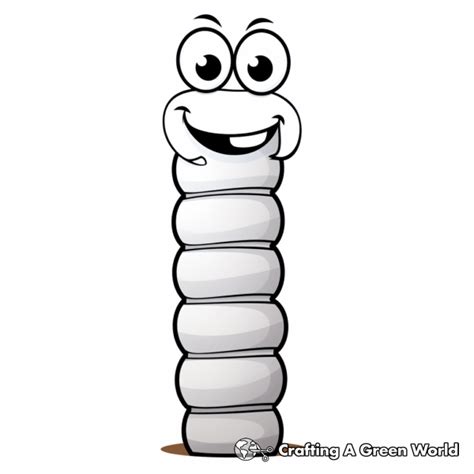 Inchworm Coloring Pages - Free & Printable!