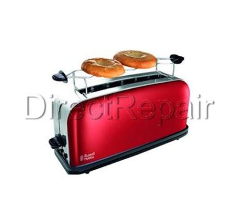 Russell Hobbs - Toaster Colors Flame Red Long Slot - 2139156