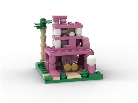 LEGO MOC Mini Barbie House by JBDesign | Rebrickable - Build with LEGO