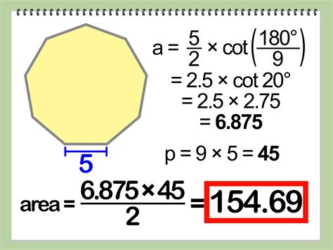 How to Find the Area of Regular Polygons (with Examples)