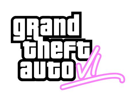 GTA Grand Theft Auto VI Logo PNG vector in SVG, PDF, AI, CDR format