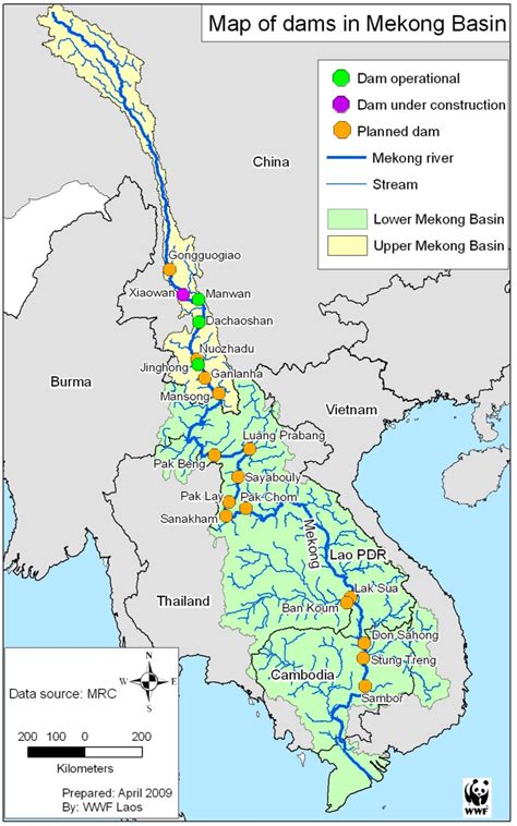 Mekong River World Map