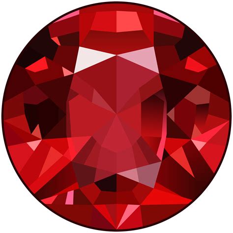 Red Gem PNG Clip Art Image | Gallery Yopriceville - High-Quality Images ...