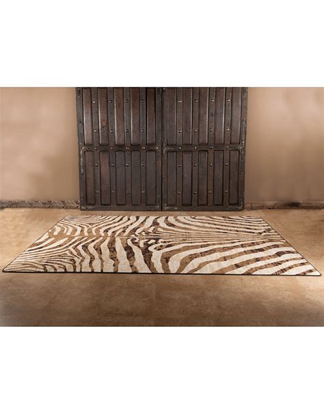 Faux Zebra Rug | Adobe Interiors