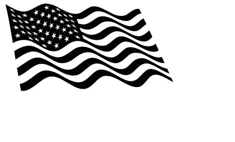 Wavy American Flag SVG Cutting File - Etsy