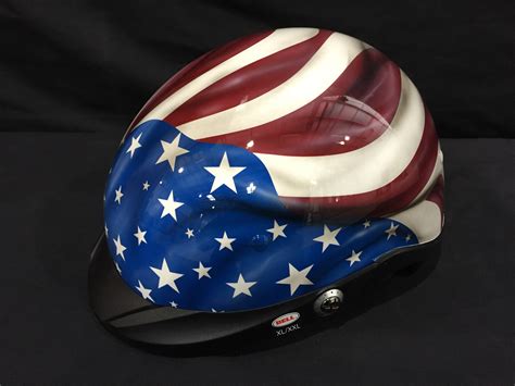 American Flag Helmet | Custom | Cutting Edge Illusions