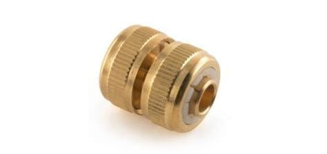 Brass 3/4 inch hose repair connector