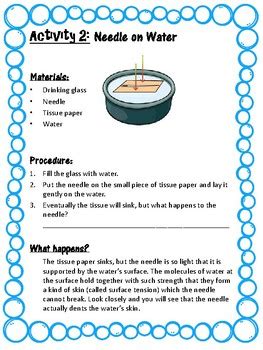 Cohesion and Adhesion by Teach and Inspire by Sahar | TPT