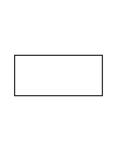 Flashcard of a Rectangle | ClipArt ETC