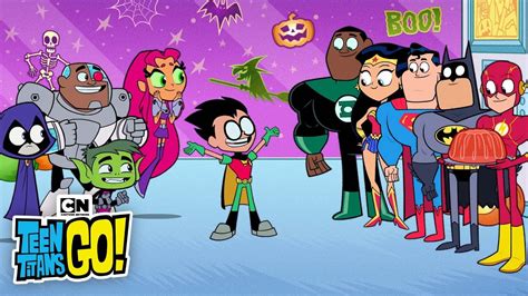 It's a Justice League Halloween! | Teen Titans Go! | Cartoon Network - YouTube