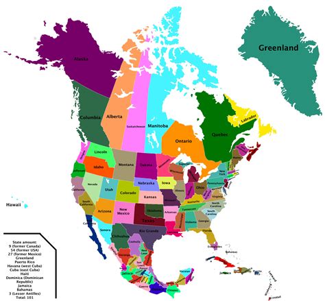 Collection 105+ Pictures Map Of North And South America With Names Latest