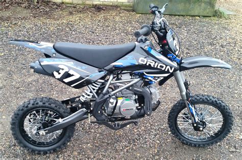 125CC ORION DIRT BIKE MANUAL KICK START 4 STROKE SINGLE CYLINDER BLUE OR GREEN